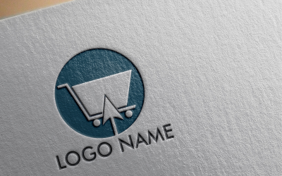 Online Shopping Logo Template