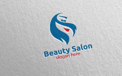 Plantilla de logotipo de salón de belleza 9