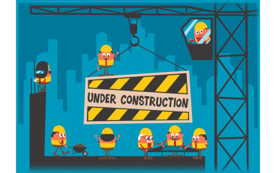En construcción - Ilustración