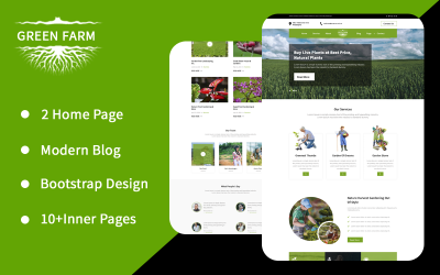 Green Tree Environment PSD Template