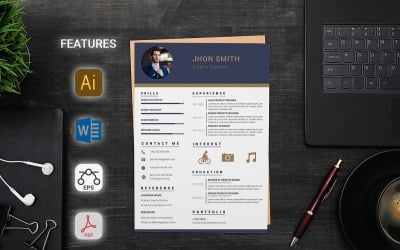 Modèle de CV propre minimaliste