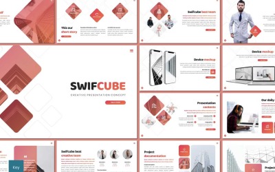 Swiftcube - Keynote-Vorlage