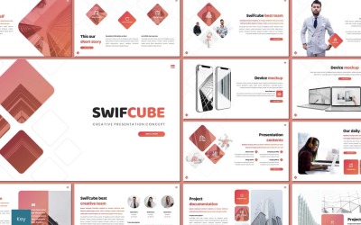 Swiftcube - szablon Keynote