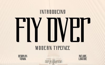Fly Over | Современный шрифт