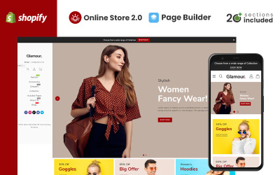 Glamour Fashion Store Shopify téma