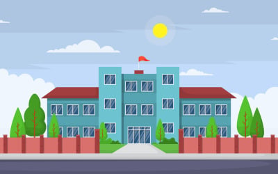 Building Education Landscape - Illustration