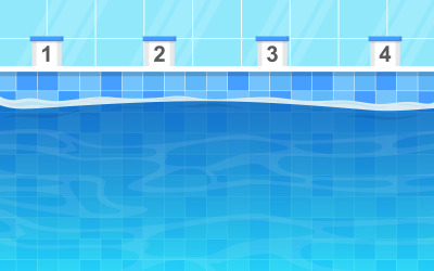 Holiday Summer Pool - Illustration