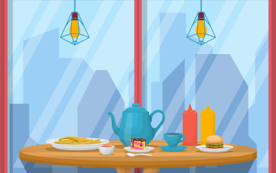 Restaurant Snack Coffee - Illustration