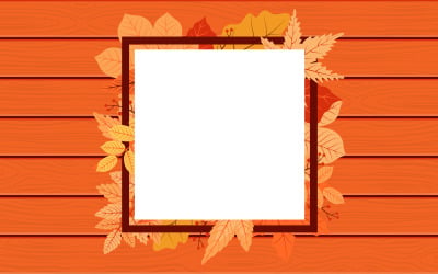 Square Wood Frame - Illustration