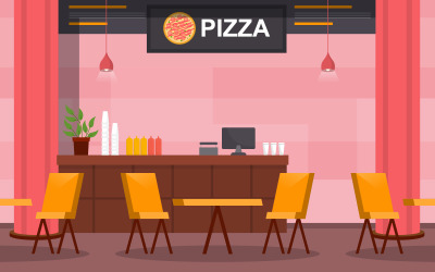 Tom restaurangrätt - illustration