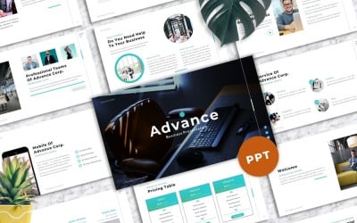 Advance - Business PowerPoint template