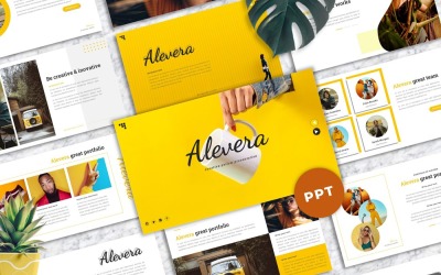 Alevera - Modèle PowerPoint créatif