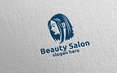 Güzellik Salonu Logo Şablonu