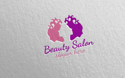 Kosmetický salon Logo šablona