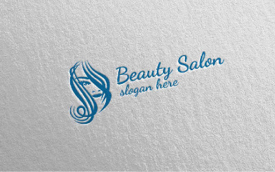 Modèle de logo de salon de beauté