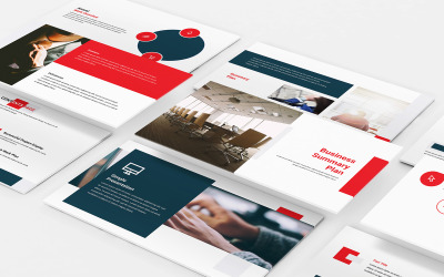 Plantilla de PowerPoint - plan de resumen empresarial