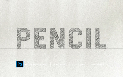Texteffektdesign Photoshop Layer Style Effect - Illustration