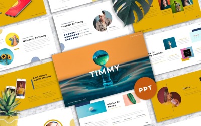 Timmy - Modèle PowerPoint créatif
