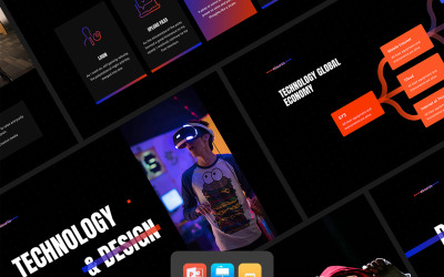 Askpresentation - Smidig animerad bunt PowerPoint-mall
