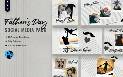 Father&#039;s Day Social Media Template