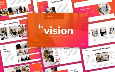 Inivision Marketing bemutató PowerPoint sablon