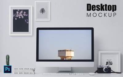 Maquette de produit de bureau