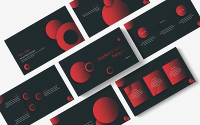 Modello PowerPoint creativo sfumato