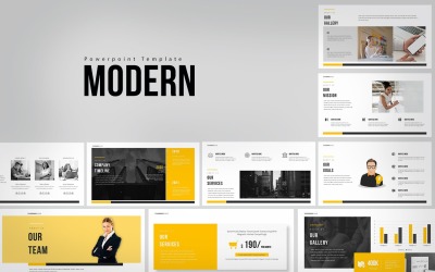 Moderní prezentace PowerPoint šablona