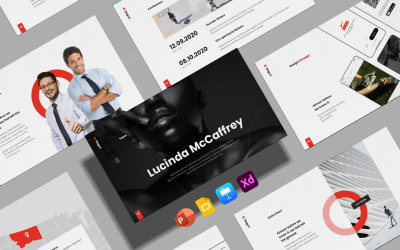 Negun - Smooth Animated Presentation Package PowerPoint template