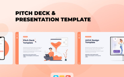 Pitch Deck - Modèle PowerPoint de bundle de présentation animée lisse