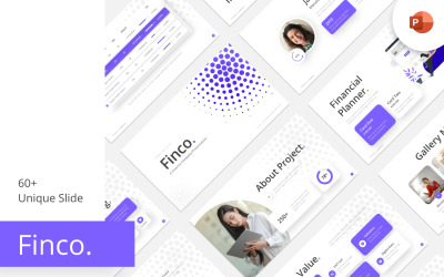 Шаблон PowerPoint Finco Finance
