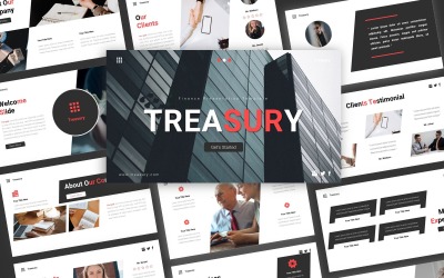 Шаблон презентации PowerPoint по финансам казначейства