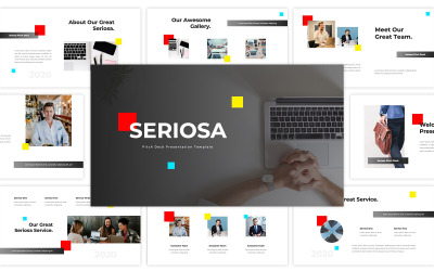 Seriosa - Pitch Deck PowerPoint šablony