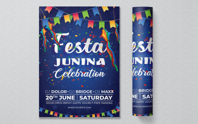 Festa Junina - mall för företagsidentitet