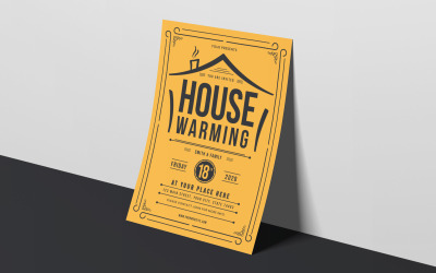 House Warming - Vorlage für Corporate Identity