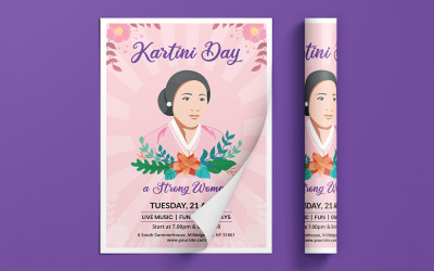 Kartini Day - Modèle d&amp;#39;identité d&amp;#39;entreprise