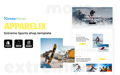 Apparelix - Extreme Sports Shop Shopify Theme
