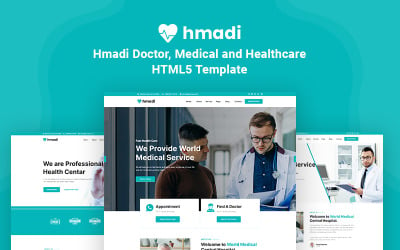 Hmadi - Teamplate del sito Web medico, medico e sanitario