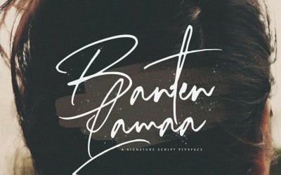 Banten Lama - Fuente cursiva de firma