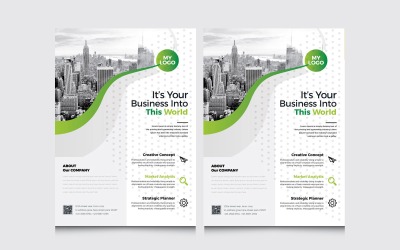 Business Flyer - mall för företagsidentitet