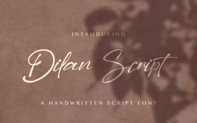 Dilan Script - Carattere scritto a mano