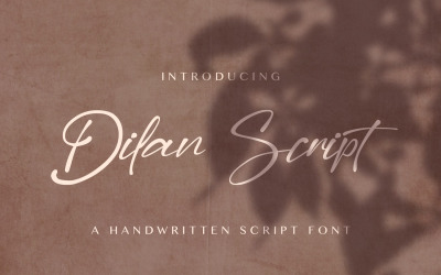 Dilan Script - Handskrivet typsnitt