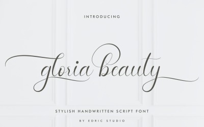 Gloria Beauty Schriftart