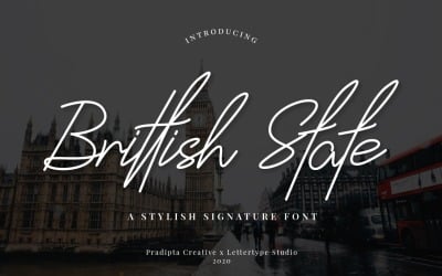 Lettertype Brits staatsscript