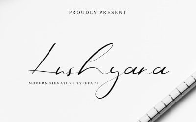 Lushyana Шрифт