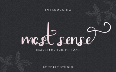 Most Sense Font