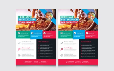 Obchodní leták - šablona Corporate Identity