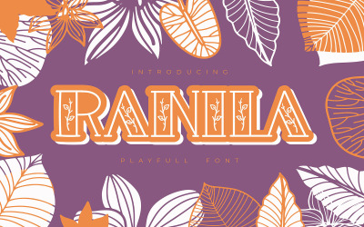 Ranila | Lekfull teckensnitt