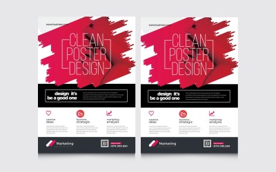 Simple Business Flyer - mall för företagsidentitet