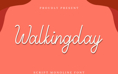 Шрифт Walkingday